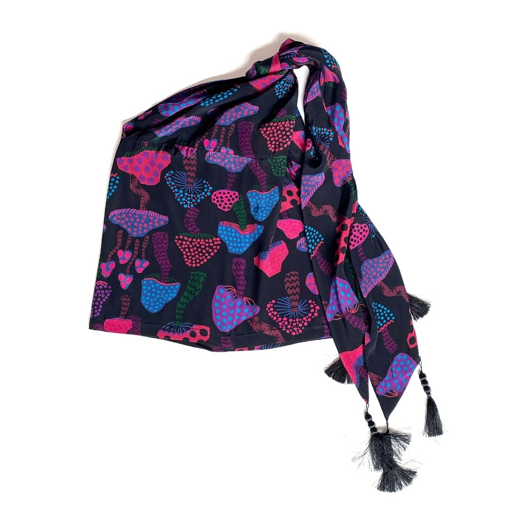 Farm Rio Neon Mushrooms Pareo beach swim cover-up One Size